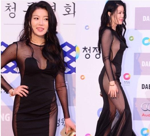 노수람 노출 드레스의 흔적