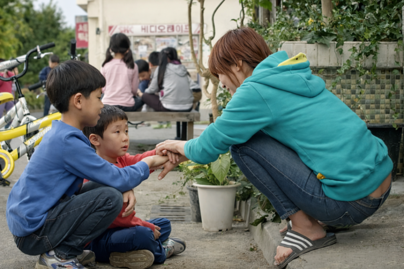 영화 "미나 문방구" 최강희 엉덩이골 살짝 노출