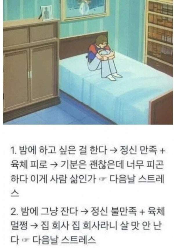 직장인들의 퇴근 후 딜레마