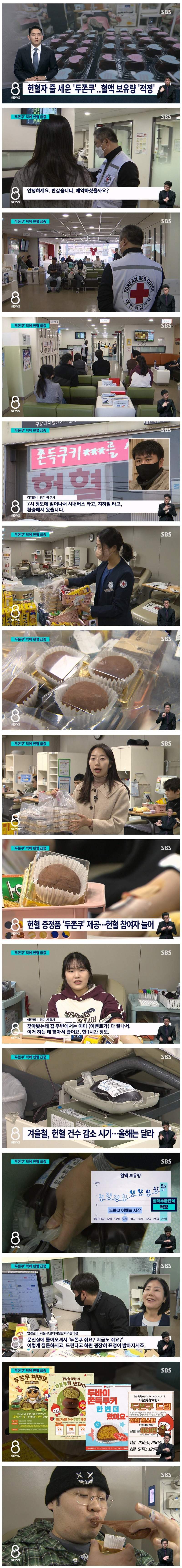 두쫀쿠 덕에 혈액 보유량 '적정'