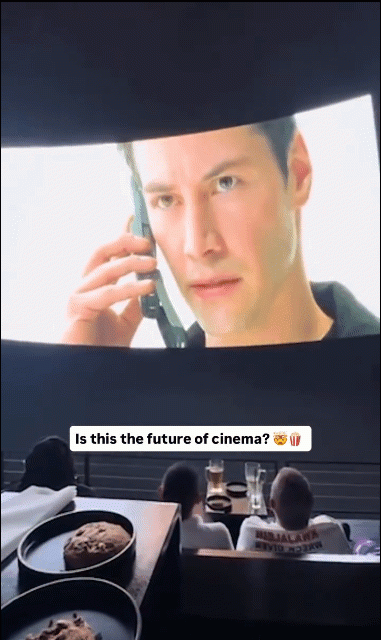 매트릭스 재개봉 했던 미국 극장 ㅎㄷㄷㄷ