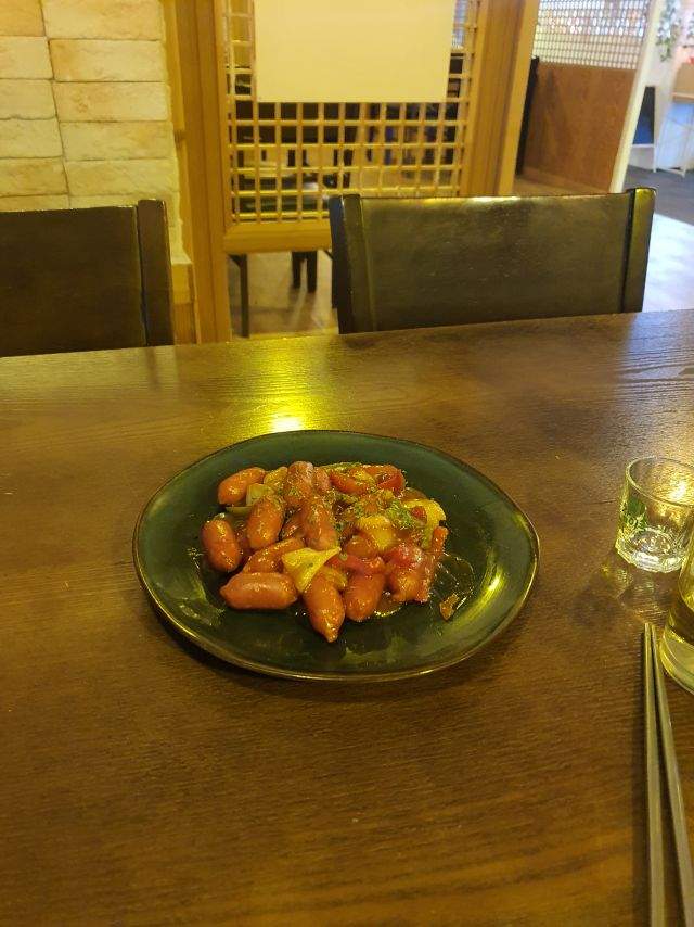 적적해서 소주 한 잔합니다 [자필]