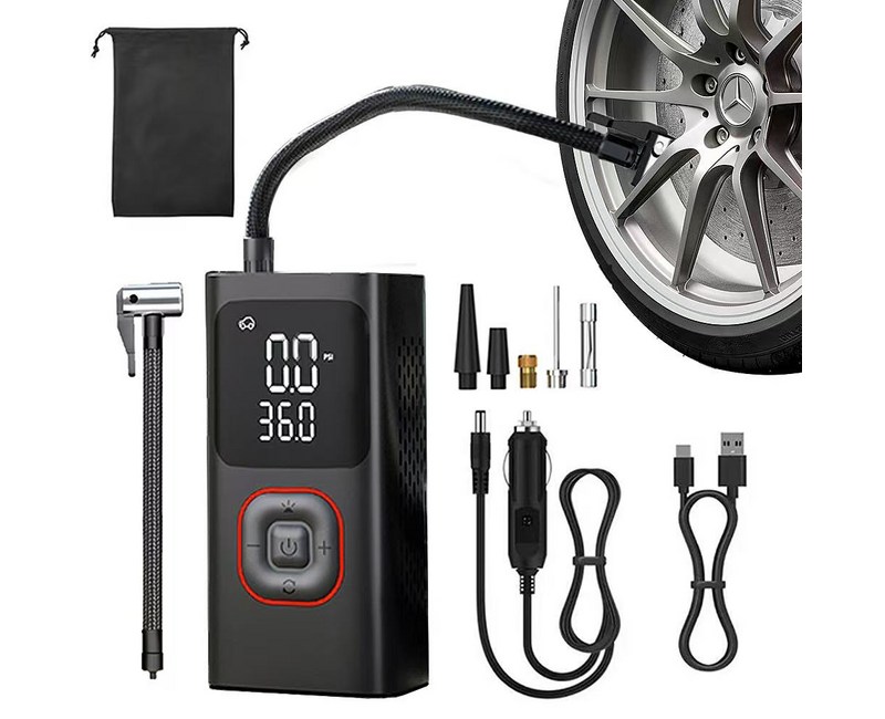 아우리넥스 휴대용 셀프 타이어 공기압 주입기