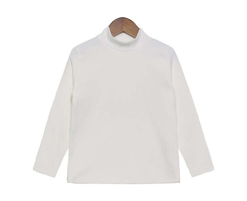 유라비 남녀공용 모크 하이넥 티셔츠