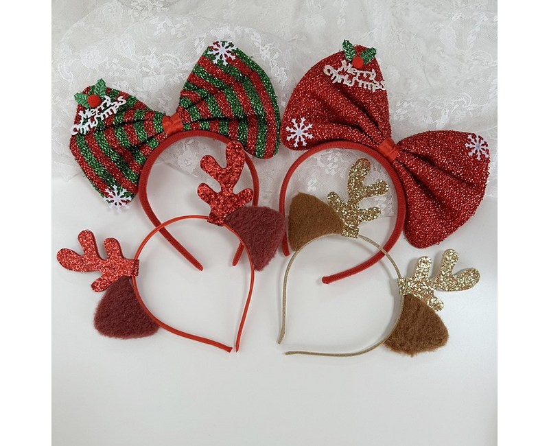 비솔 크리스마스 파티팩 머리띠 2종 x 2p 세트