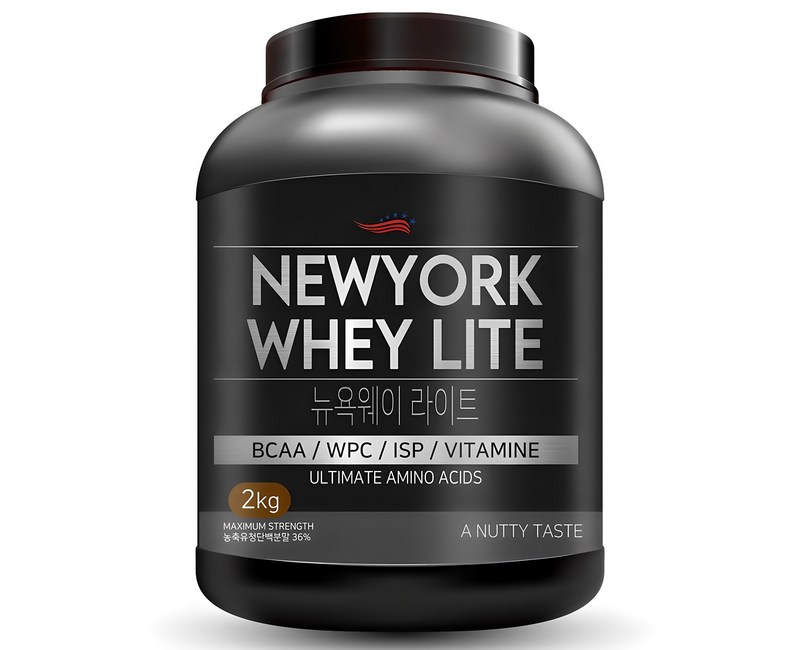 뉴욕웨이 라이트 초코 곡물맛 2000g 단백질보충제 단백질쉐이크 프로틴
