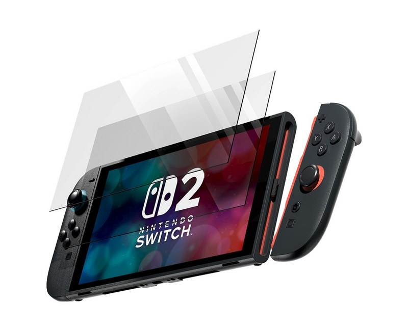 구스페리 닌텐도 스위치2 강화유리 액정보호필름 2p 세트