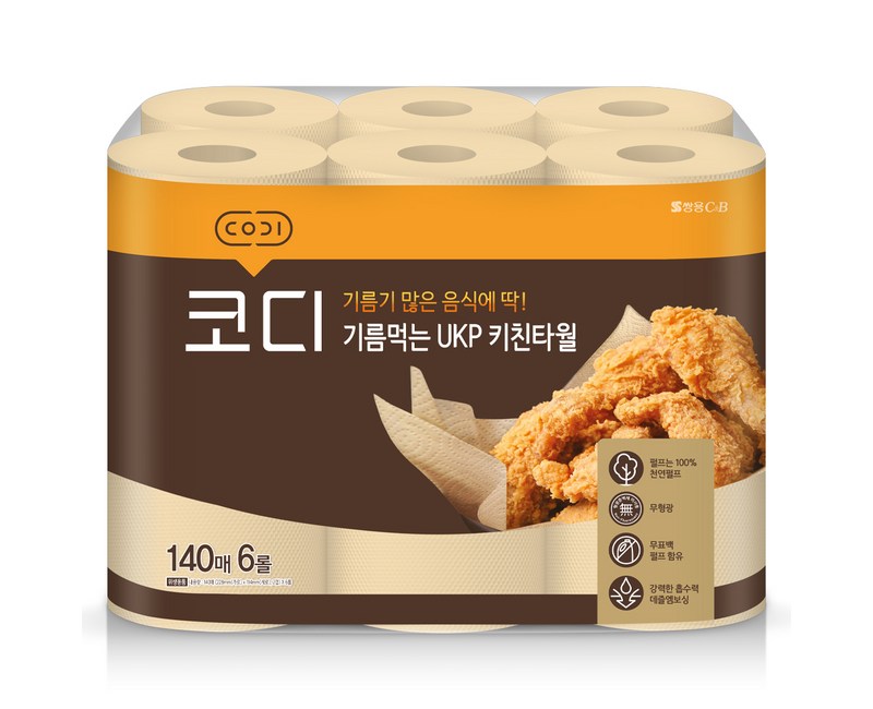 코디 기름먹는 UKP 천연펄프 키친타올