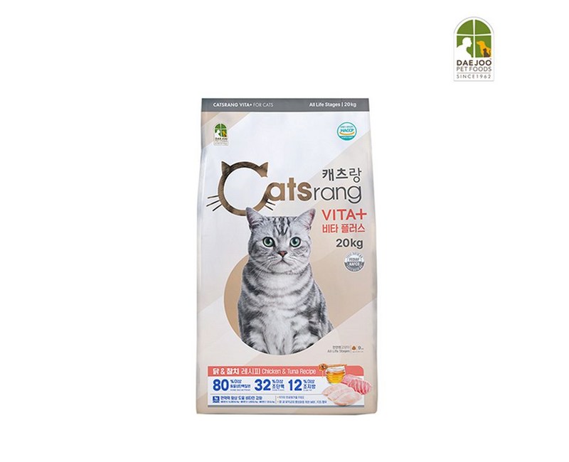 캐츠랑 고양이사료 전연령 비타플러스 20kg 점보