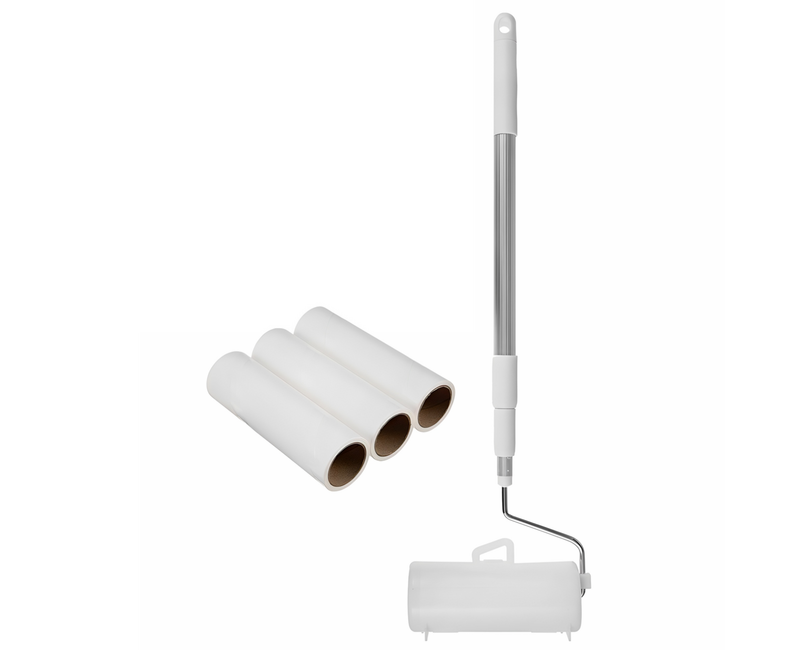 코멧 사선컷팅 테이프 클리너 3단 핸들 + 거치대 + 리필 4개