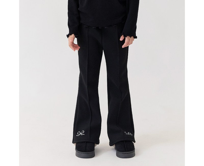 베베쥬 윈터 리본 부츠컷 팬츠