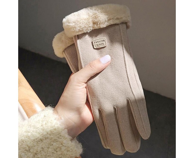 바바 여성 겨울 소프트 폰터치 장갑 기모 방한 장갑