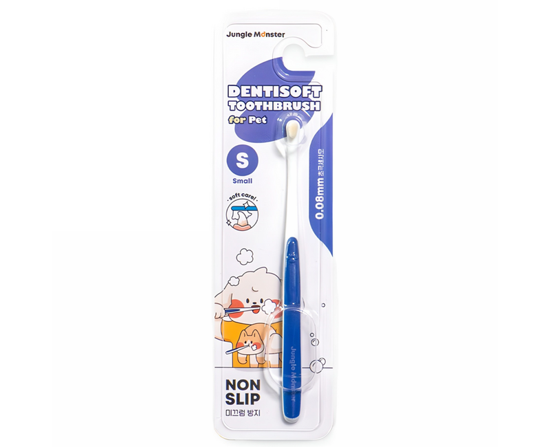 정글몬스터 반려동물 덴티소프트 극세사모 칫솔 S