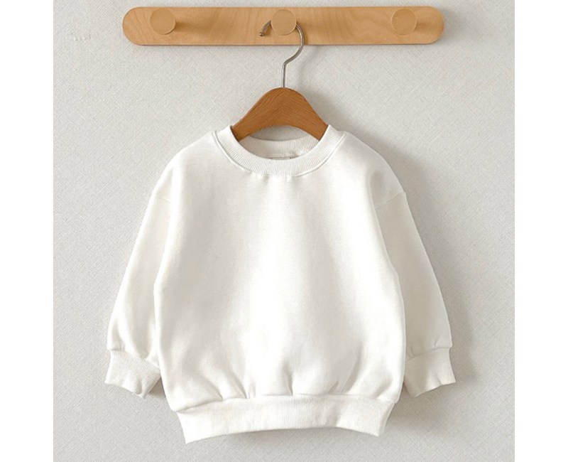 아이스토리키즈 컬러 기모맨투맨 유아동티셔츠