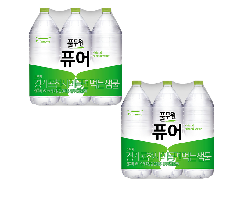 풀무원 퓨어 무라벨 생수