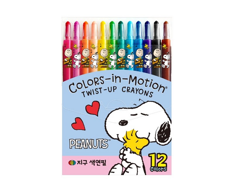지구화학 피너츠 색연필