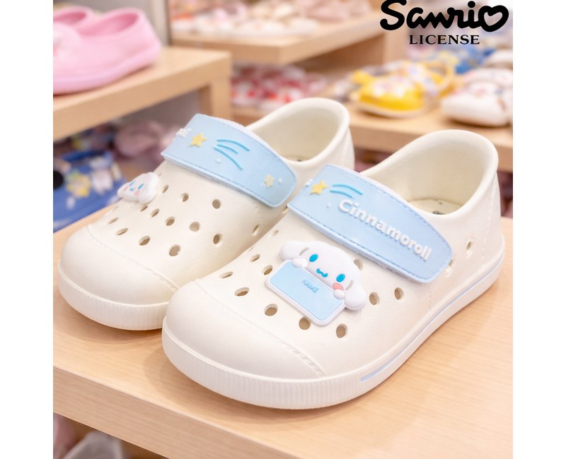 산리오 KOREA 정품 시나모롤 신고 벗기 편한 바로인 초등 학생 실내화 유아 이름표 여아 1학년