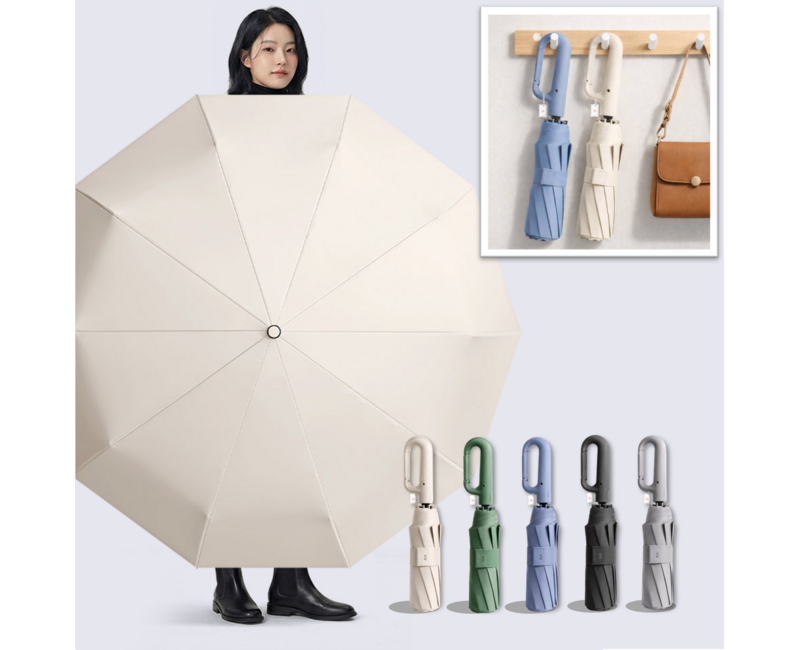 일상HO감 4세대 초대형 장우산 보다 큰 3단우산 여행 등산 카라비너 골프우산