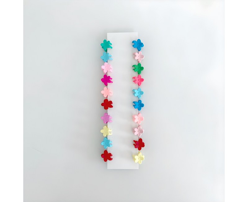 에르모어 여아용 플라워 미니집게핀 20개 세트