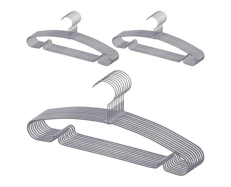 코멧 코팅 논슬립 옷걸이