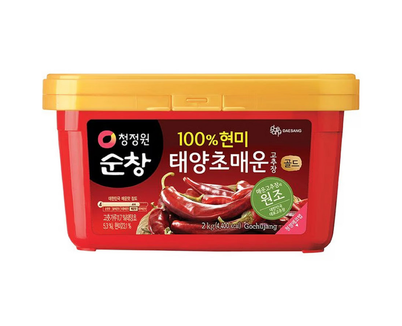 청정원순창 100% 현미 태양초 매운 고추장 골드