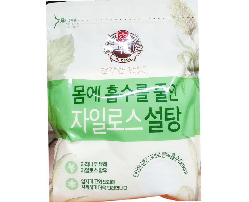 백설 흰색 자일로스 설탕 1kg 업소용 당류 감미료 제과