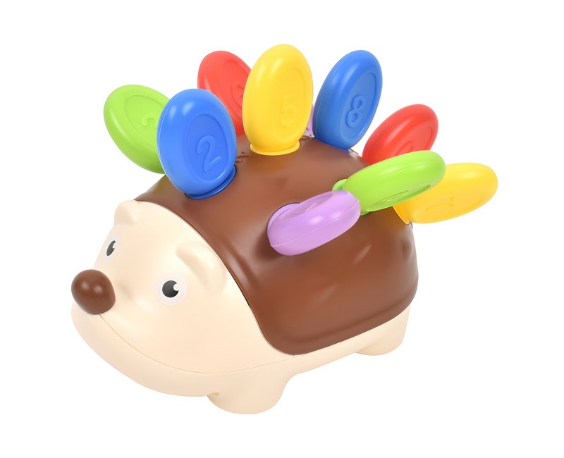 스파이크 퍼즐 끼우기 고슴도치 촉감 발달 완구