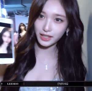 오프숄더 드레스 아이브 이서 골든디스크 비하인드