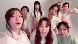 우주소녀 설날 인사/ 여름 인별