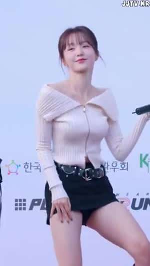 앞지퍼 오프숄더 짧은 치마 우아 나나