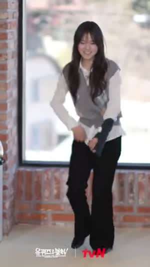 유퀴즈에서 춤추는 최가온..