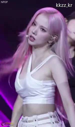 가슴 튕기는 비비지, 은하..gif