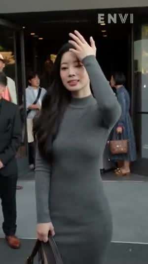 트와이스 다현 회색 검정 동탄드레스 항아리골반 엉덩이핏 레전드.mp4