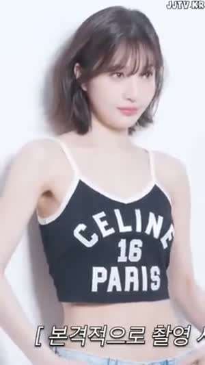 화보 촬영 헐렁한 크롭 끈나시 레드벨벳 조이.mp4