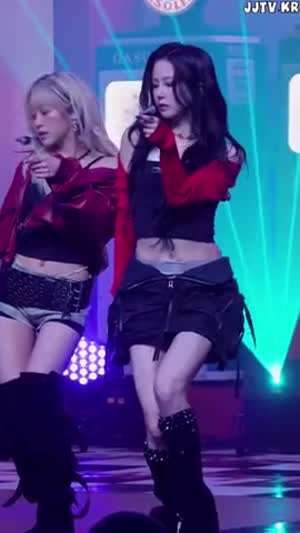 끈나시 배꼽 노출 복근 케플러 최유진.mp4