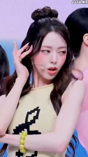 노란 니트 발레복 민소매 겨드랑이 있지 유나.mp4