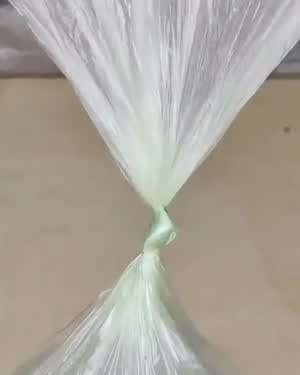 비닐봉지 꽉 묶였을때 푸는법.