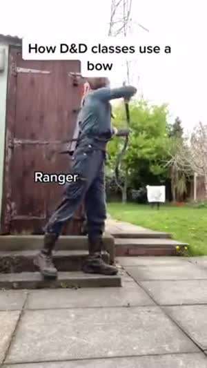 D&D 클래스별 활 쏘는 법