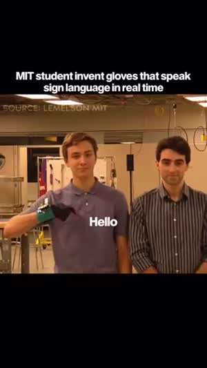 MIT 학생들이 개발한 수화 번역기