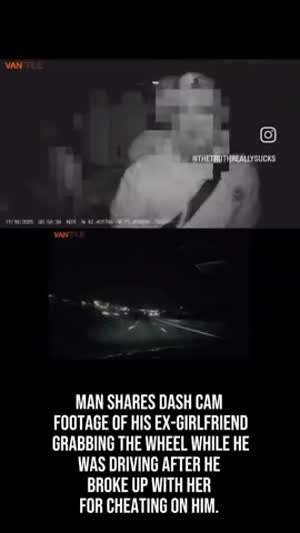 이별통보하자 핸들 꺾어버리는 여자