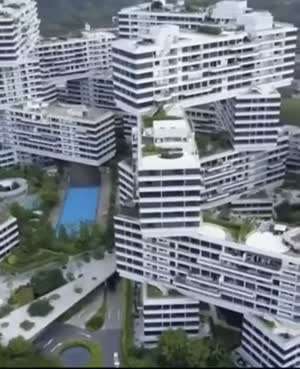 싱가포르의 신기한 아파트.