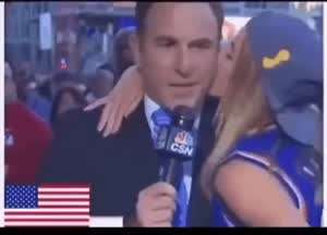 각 나라별 생방송 기습 뽀뽀