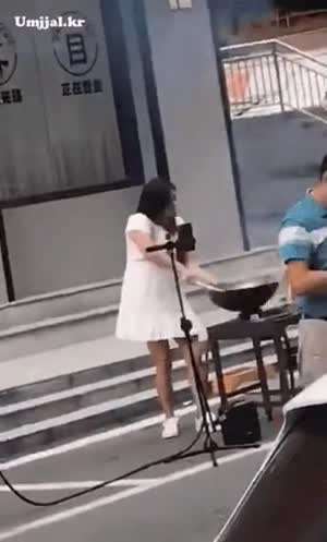 야외 요리방송 Bj