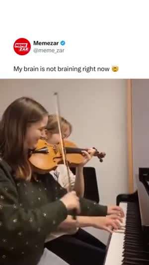 개쩌는 피아노 바이올린 합주