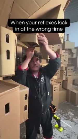 잘못된 반사 신경...