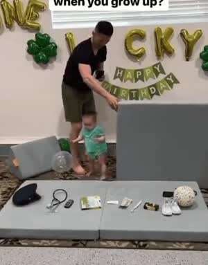 딸내미 돌잡이 대참사