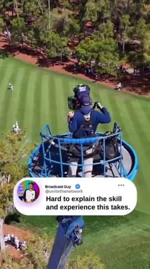 우리가 보는 골프경기는 이렇게 중계됩니다