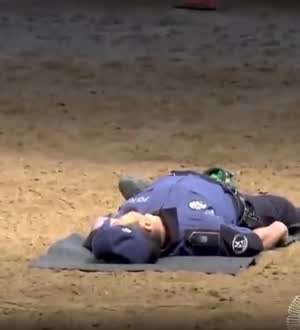 사람 대신 CPR 하는 경찰견.mp4