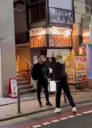 일본 뒷골목의 평화로운 새퀴들