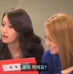 장래희망 하나로 소녀시대 웃겨버리는 남학생